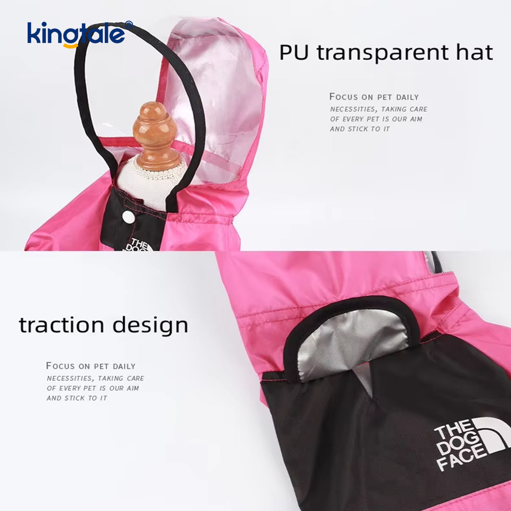Pelernă de ploaie pentru câini din poliester