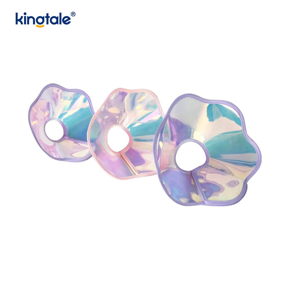 Cerc elisabetan din PVC cu flori colorate