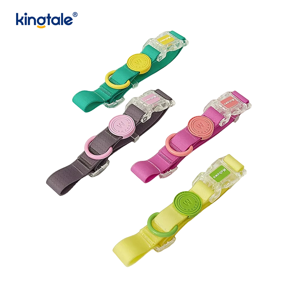 Guler pentru câini din PVC Macarons