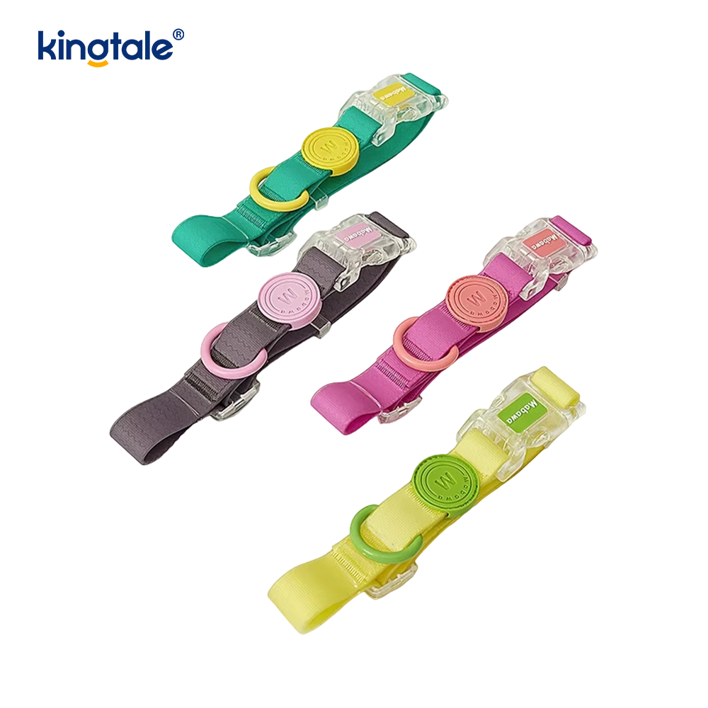 Guler pentru câini din PVC Macarons