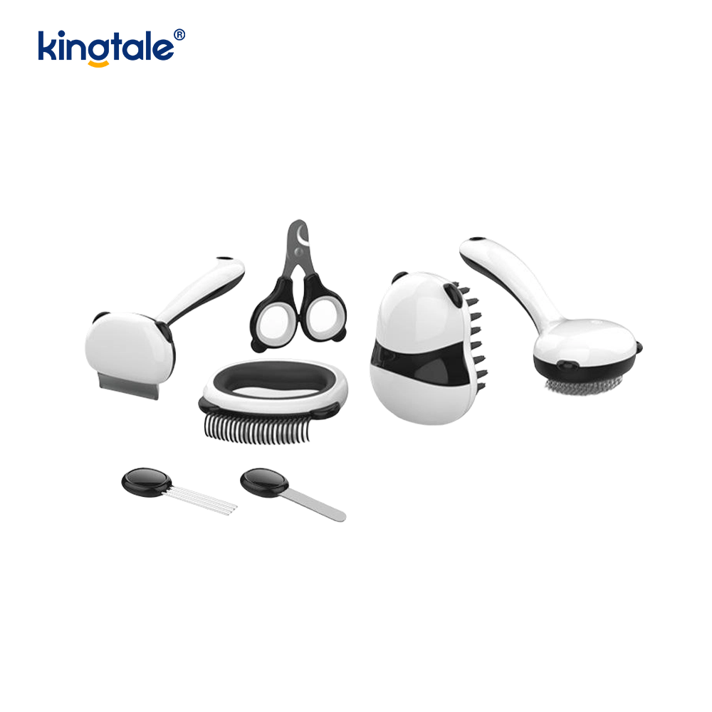 Set de produse pentru curățarea animalelor de companie Panda Model Perie de baie Set de produse pentru curățarea animalelor de companie Panda Model Perie de baie