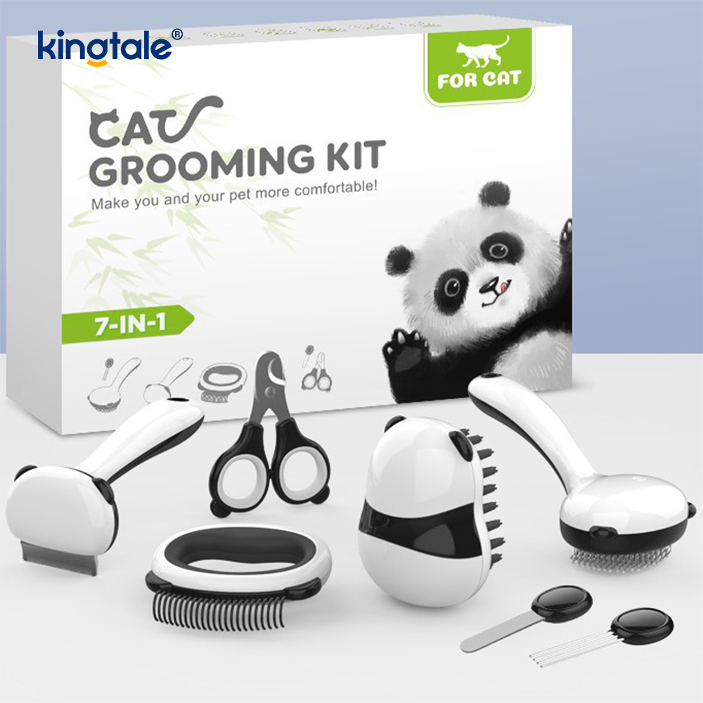 Set de produse pentru curățarea animalelor de companie Panda Model Perie de baie