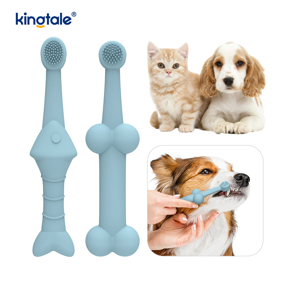 Noua periuta de dinti pentru animale de companie conceputa pentru a curata dintii si pentru a ajuta la prevenirea tartrului
