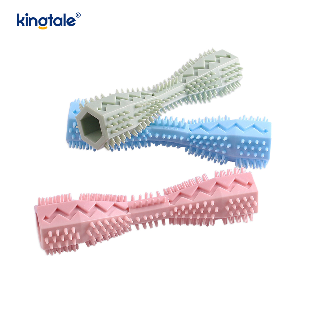 Jucării hexagonale pentru dentiție și îngrijire dentară pentru animale de companie pentru curățarea dinților