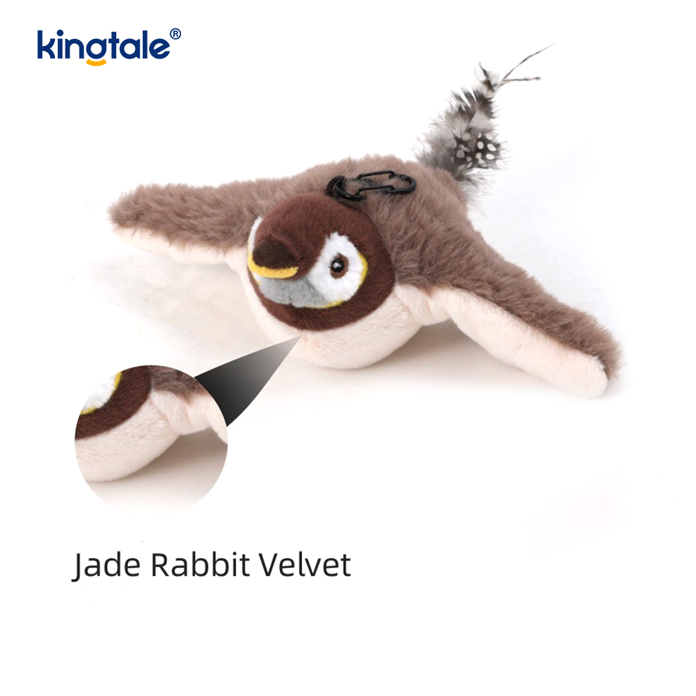 Jucărie de plus pentru animale de companie Vrabie Simulată Pentru Toate Rasele Cat Kicker Catnip Jucării Sparrow