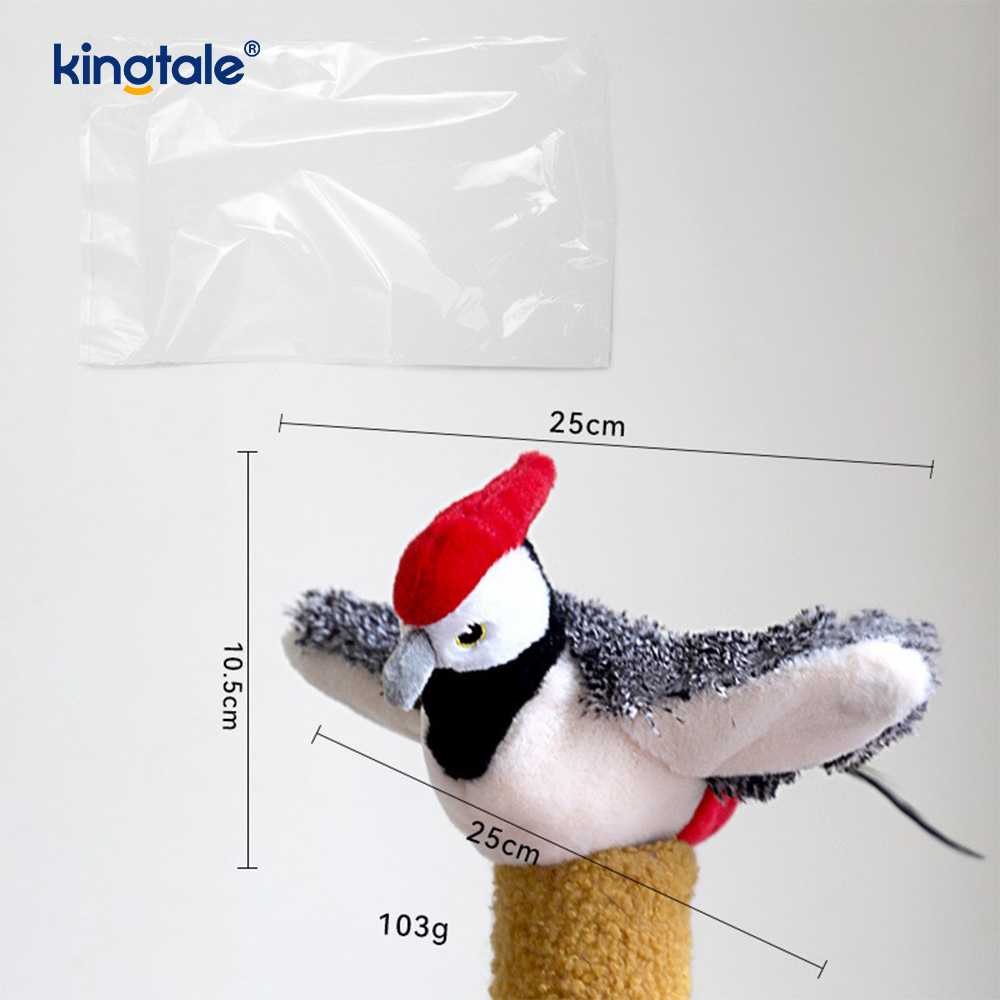Jucărie de plus pentru animale de companie Vrabie Simulată Pentru Toate Rasele Cat Kicker Catnip Jucării Sparrow