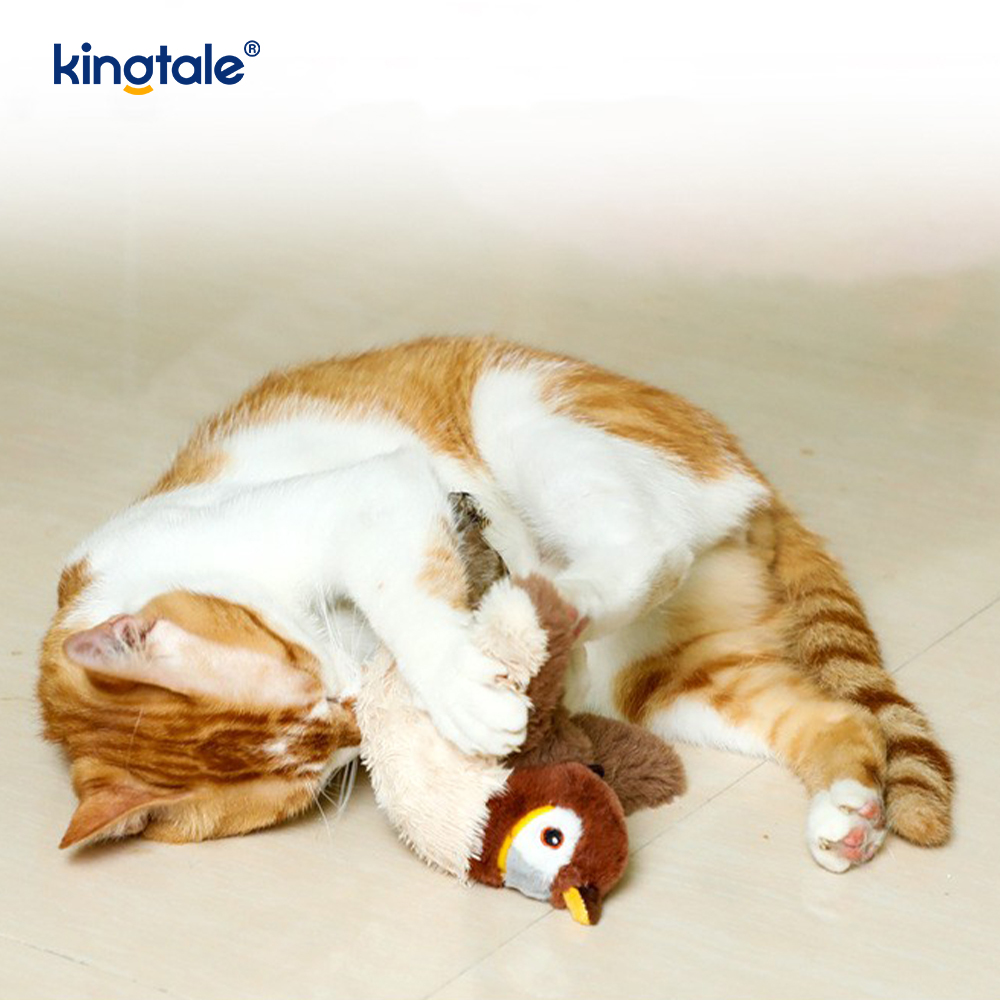Jucărie de plus pentru animale de companie Vrabie Simulată Pentru Toate Rasele Cat Kicker Catnip Jucării Sparrow