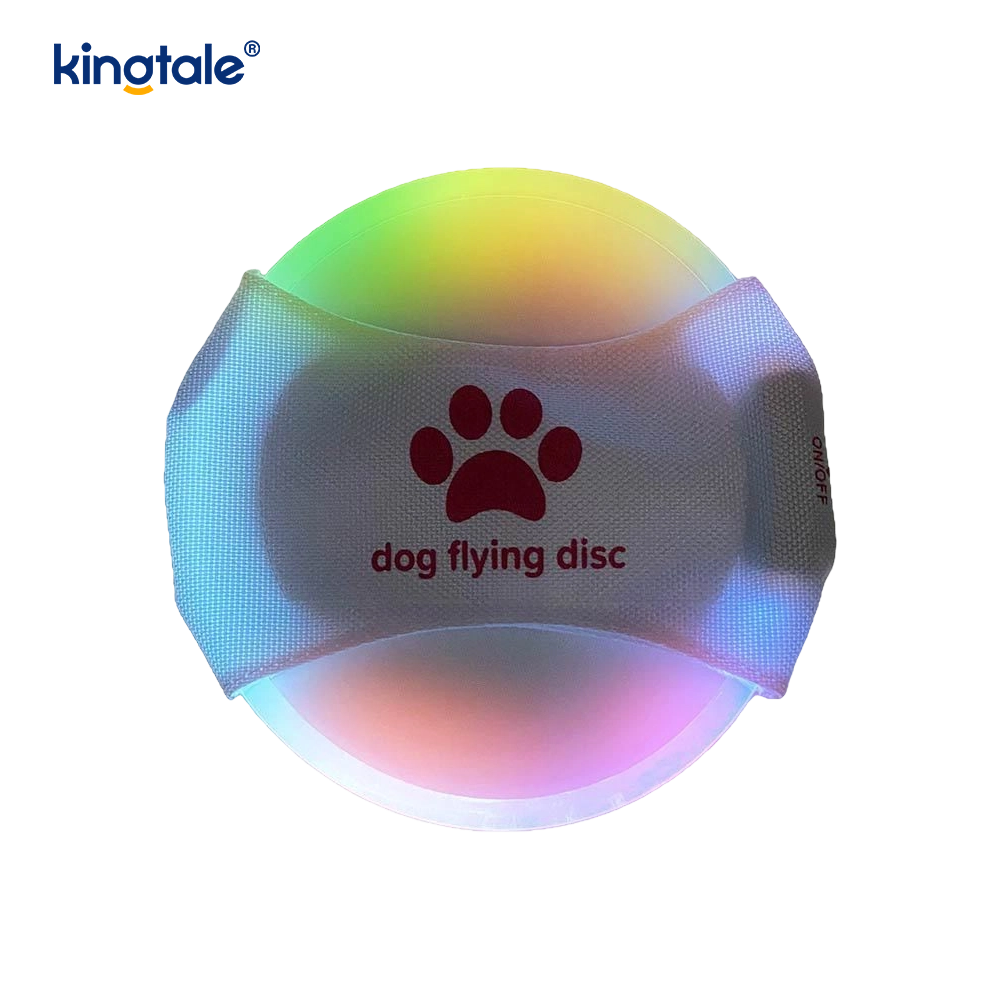 Pet Light-Up Frisbee Luminat de înaltă vizibilitate Antrenament pentru animale de companie Aruncare Joacă pentru exerciții