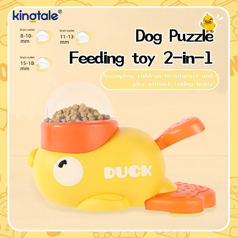 Hrănitor pentru animale de companie Little Yellow Duck Jucării interactive pentru câini Mâncare Puzzle Slow Feeder