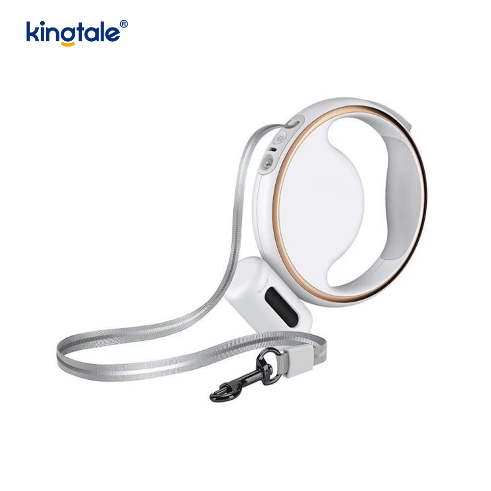 Iluminare Led simplă și modernă Lesă retractabilă automată din nailon pentru zgarda de câine