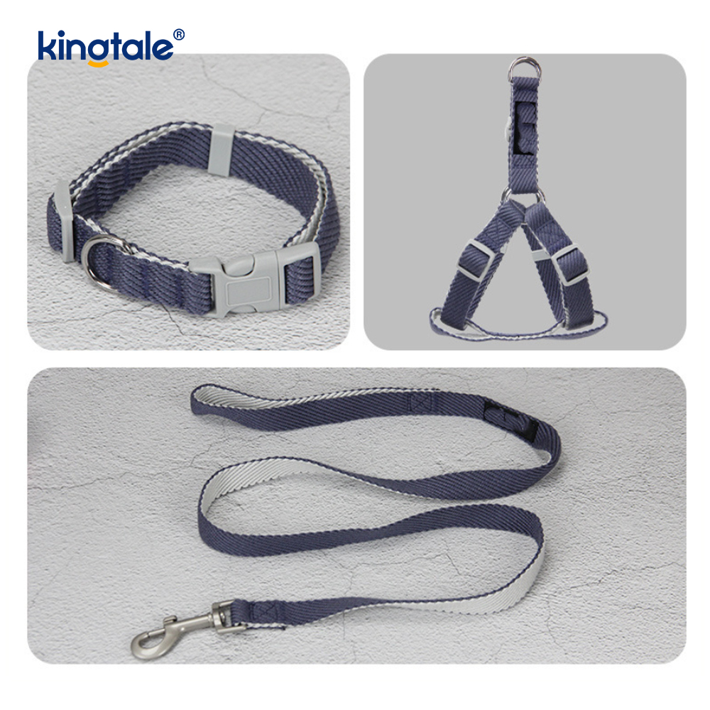 Set personalizat de lesă pentru zgarda pentru ham pentru câini cu model de imprimare OEM/ODM
