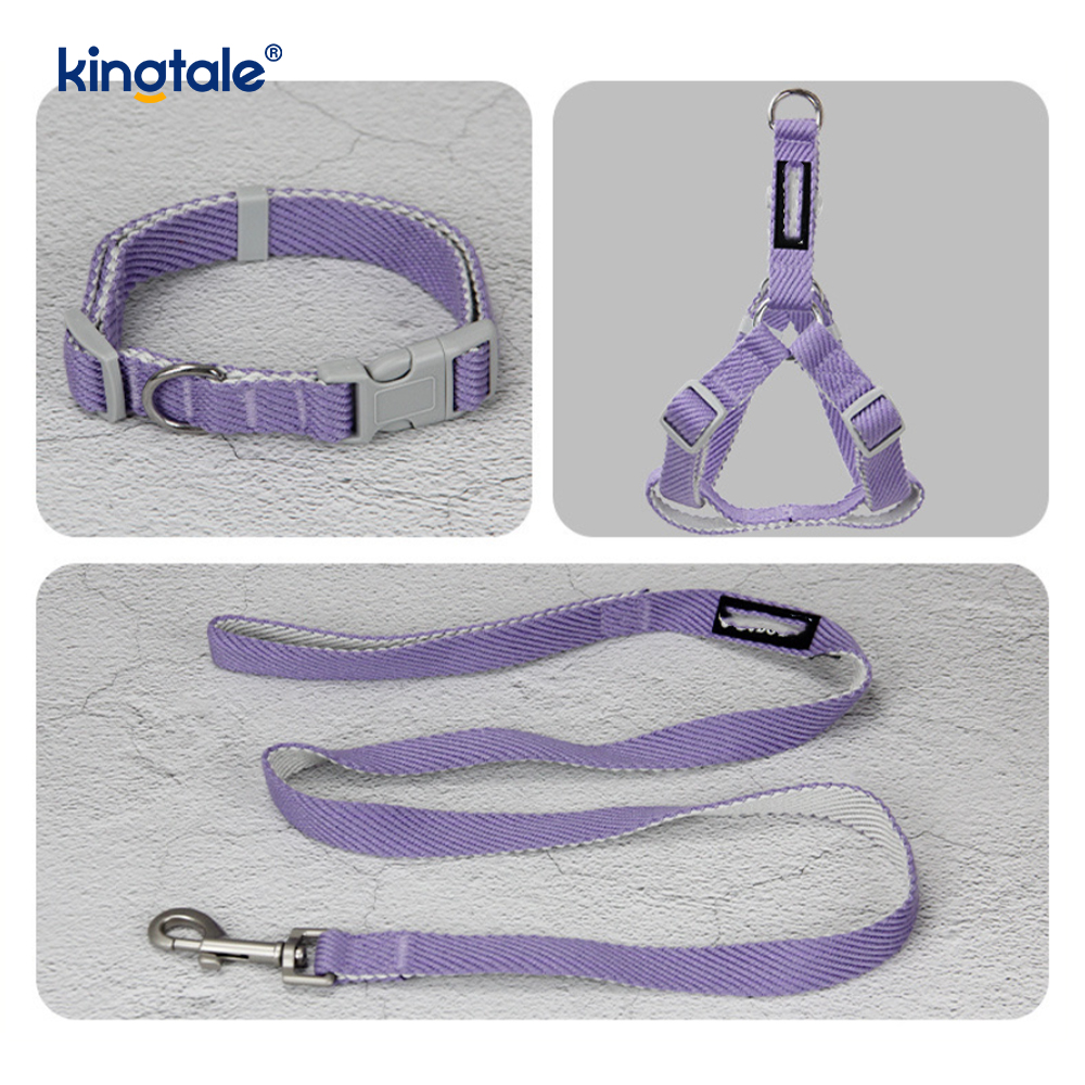 Set personalizat de lesă pentru zgarda pentru ham pentru câini cu model de imprimare OEM/ODM