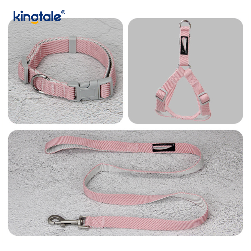 Set personalizat de lesă pentru zgarda pentru ham pentru câini cu model de imprimare OEM/ODM