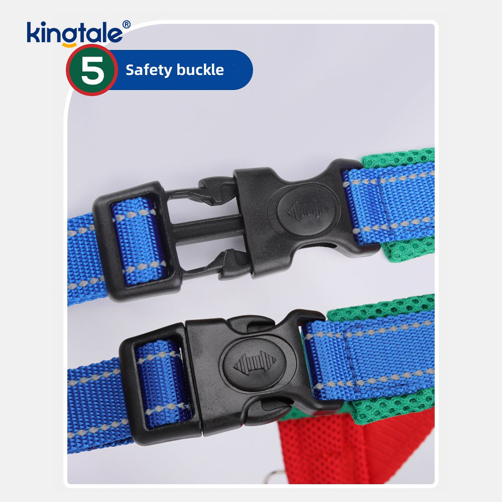 Personalizat cu ridicata, reglabil, din nailon reflectorizant, set de hamuri pentru câini