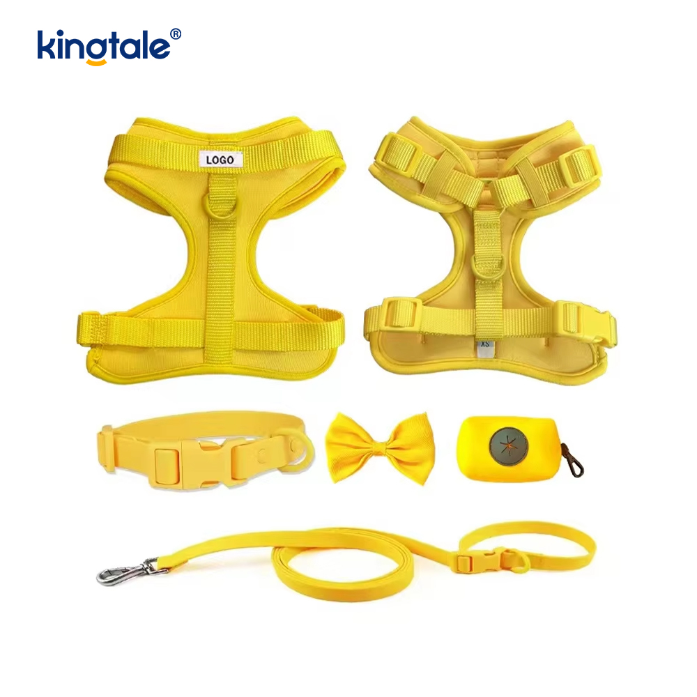 Guler personalizat la modă, ușoară, impermeabil, din PVC, pentru ham pentru câini