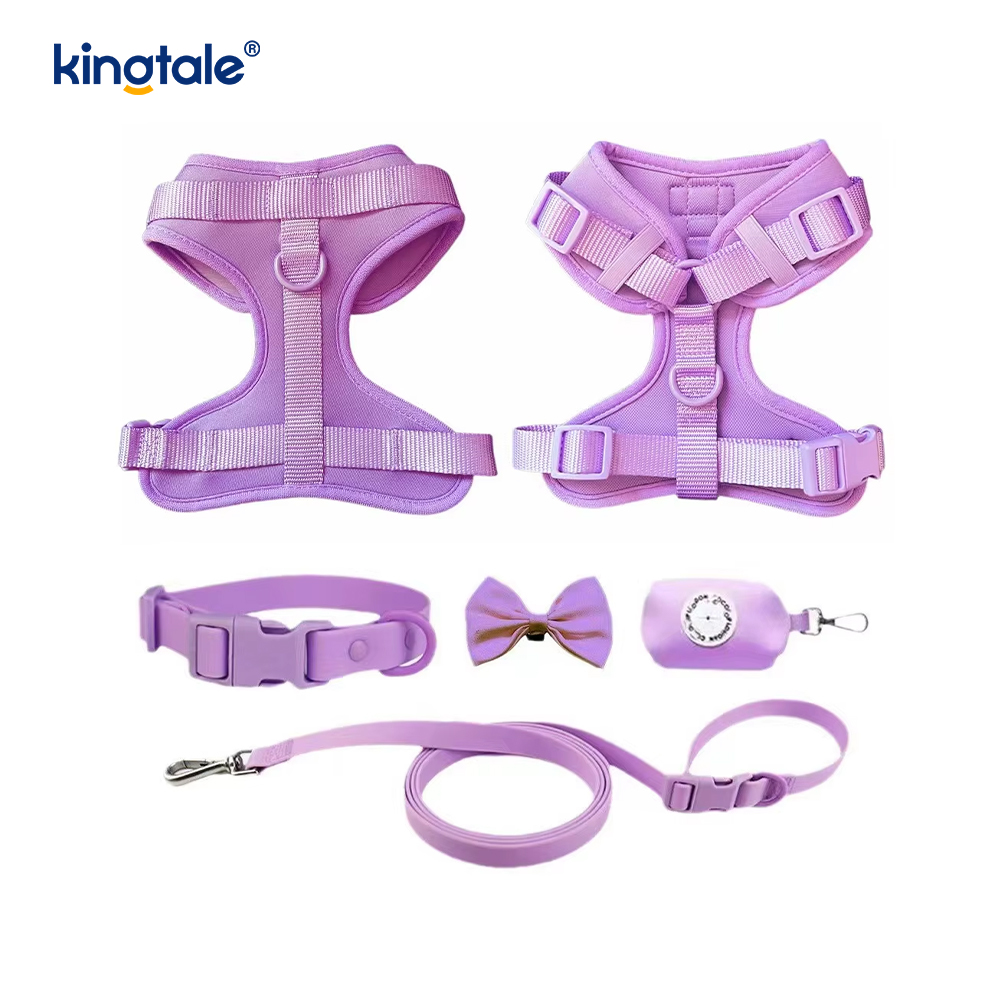 Guler personalizat la modă, ușoară, impermeabil, din PVC, pentru ham pentru câini