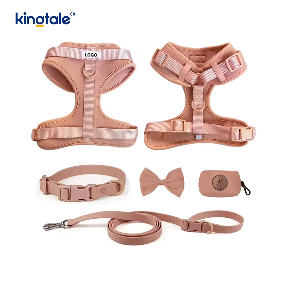 Guler personalizat la modă, ușoară, impermeabil, din PVC, pentru ham pentru câini