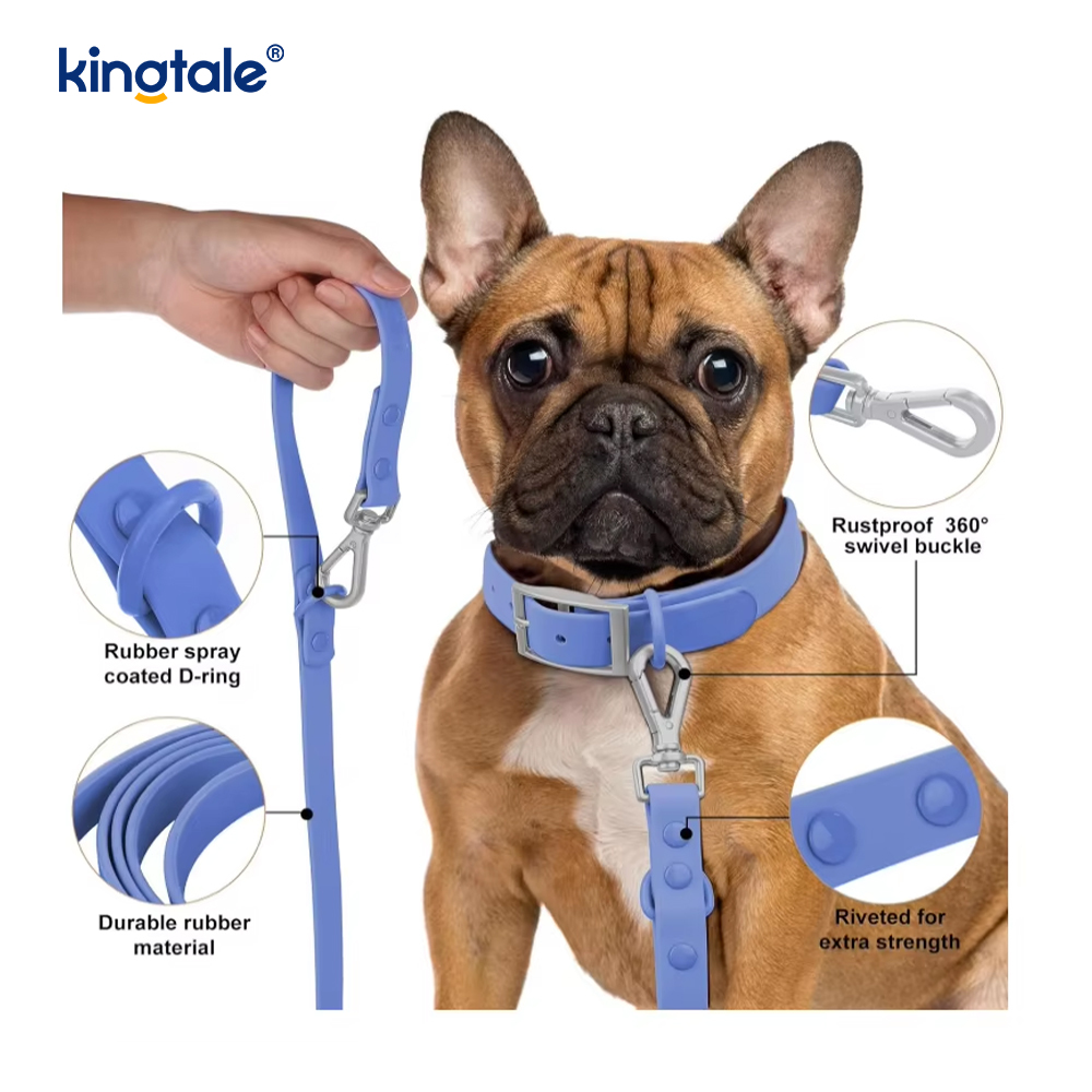 Guler personalizat la modă, ușoară, impermeabil, din PVC, pentru ham pentru câini