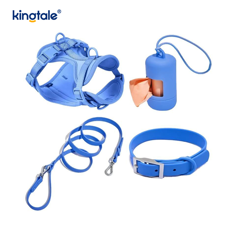 Guler personalizat la modă, ușoară, impermeabil, din PVC, pentru ham pentru câini