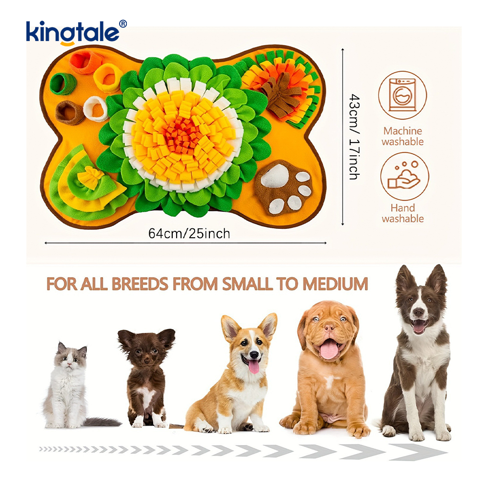 Covorașul pentru animale de companie pentru câini Puzzle interactiv de hrană