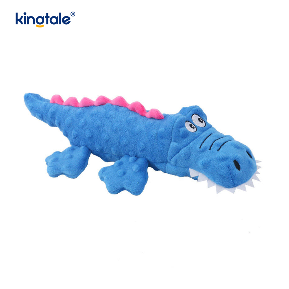 Jucărie de mestecat pentru animale de companie din plus Crocodile Voice pentru câine