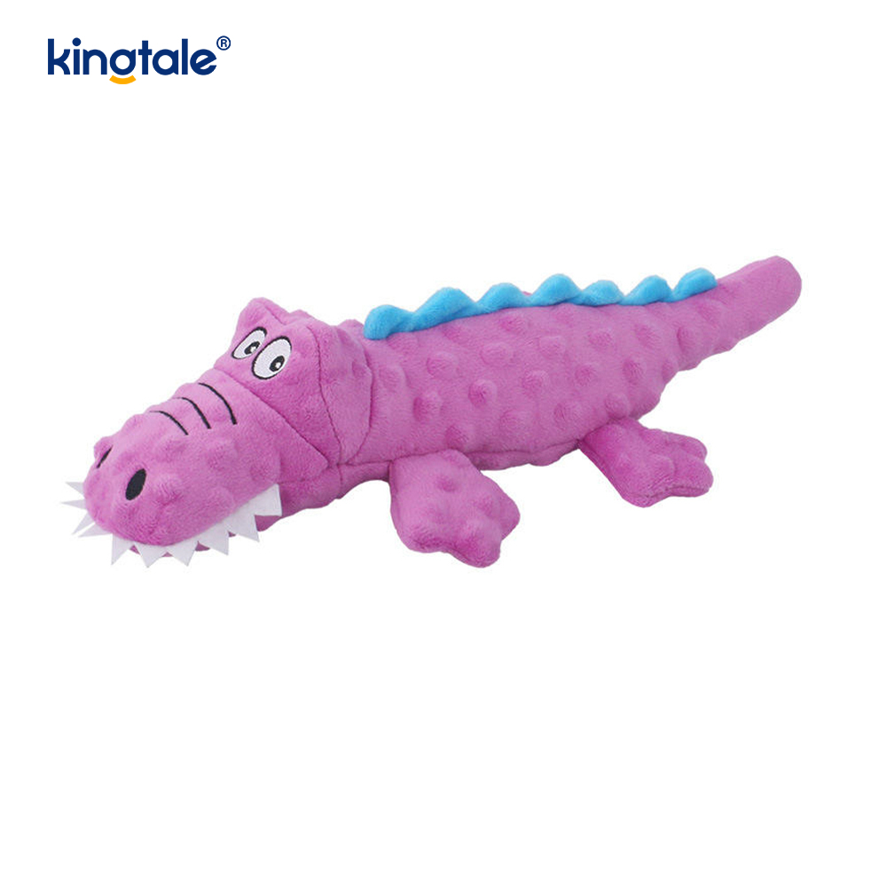 Jucărie de mestecat pentru animale de companie din plus Crocodile Voice pentru câine
