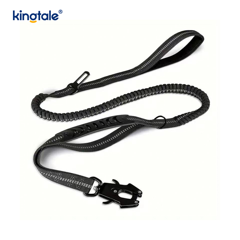 Lesă de siguranță din nailon reflectorizant Tampon elastic Scaun auto pentru câini solid