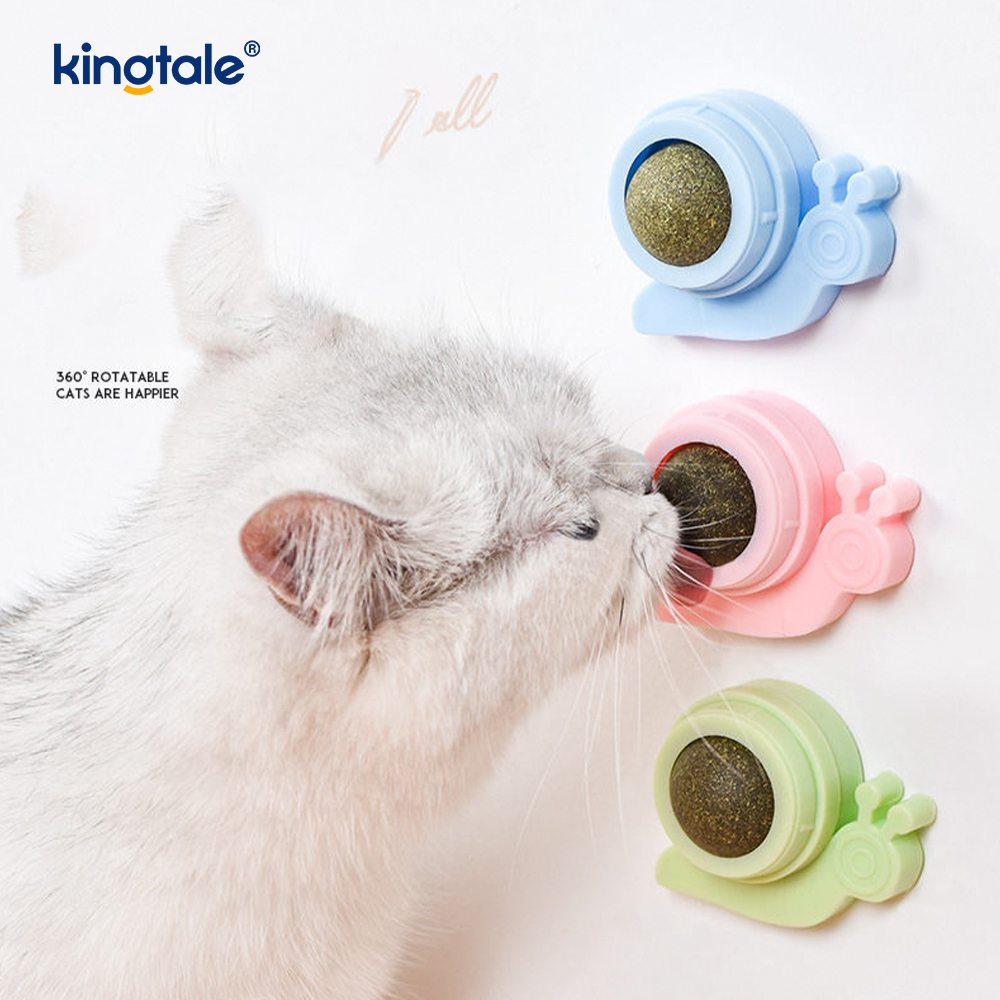 Melc Rotativ Catnip Ball Molari Curăţare Dinţi Treat Ball