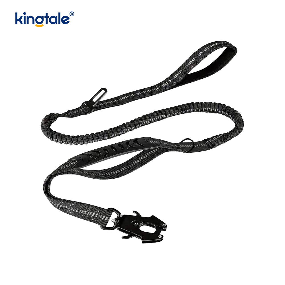 Lesă de siguranță din nailon reflectorizant Tampon elastic Scaun auto pentru câini solid