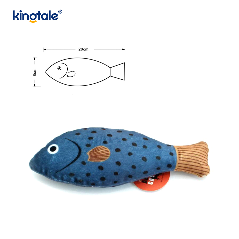 Jucării scârțâitoare, durabile, cu catnip, cu diverși pești realiști
