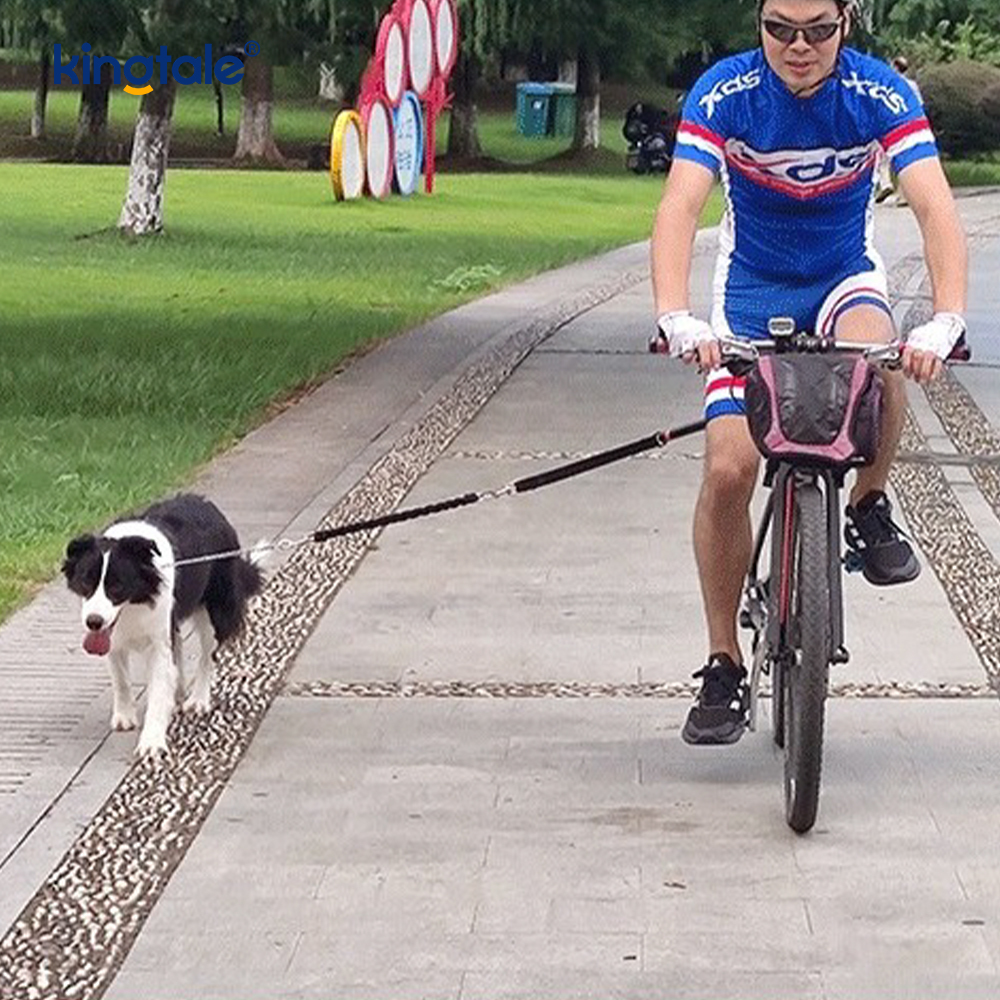 Atașament pentru lesă pentru câine pentru bicicletă, frânghie de tracțiune pentru câini pentru ciclism, fără mâini