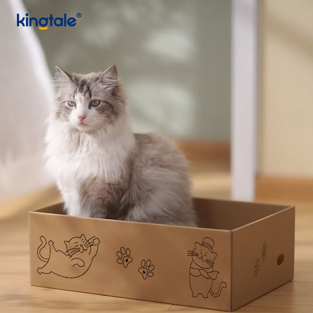 5 pachete într-un tampon pentru zgârieturi pentru pisici cu cutie, potrivit pentru pisici