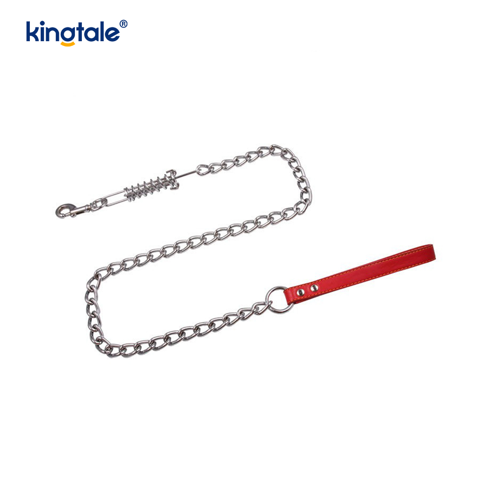 Lanț pentru câini metal cromat Accesorii pentru câini Lanțuri lesă metalică